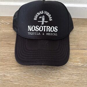 Nosotros SnapBack Tequila & Mezcal Black Mesh/SnapBack Hat by OTTO NWOT Buenas